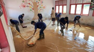 Lapas Sibolga Gelar Bakti Sosial, Bantu Pulihkan SDN 152983 Hutanabolon 1 Pascabanjir